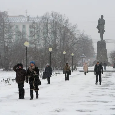 Зима в городе красивая заснеженная …» — создано в Шедевруме