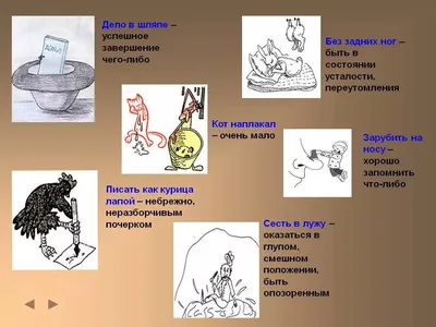 Фразеологизмы примеры картинки