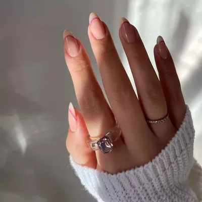 Накладные ногти Kitty Nail классический белый френч, форма квадрат, средний  размер, 24 шт - купити за найкращою ціною в Україні ➤ KittyShop.com.ua