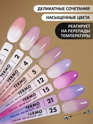 Гель-лак с термопереходом (Gel polish TERMO) #15, 8 ml - купить по выгодной  цене | Foxy Expert