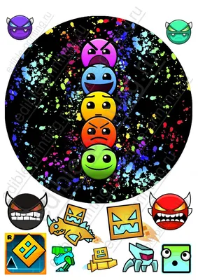 Smiley Face Background png download - 691*624 - Free Transparent Geometry  Dash png Download. - CleanPNG / KissPNG