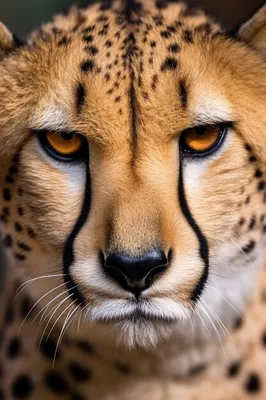 Porträt von ein Leopard. Gepard Laufen im das Wald. ai generativ 27721281  Stock-Photo bei Vecteezy