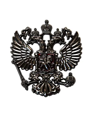 Купить герб России на бархатном щите (флок триколор) в рамке, кристаллы  Сваровски, Орёл металлизирован