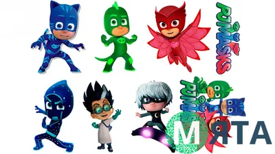 Набор бумажных тарелок Герои в масках (PJ Masks) 6 шт