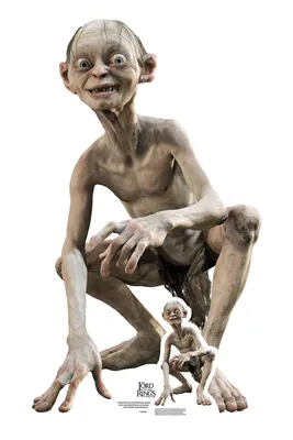 Gollum aus Der Herr der Ringe Lebensgroßer Pappausschnitt / Standee