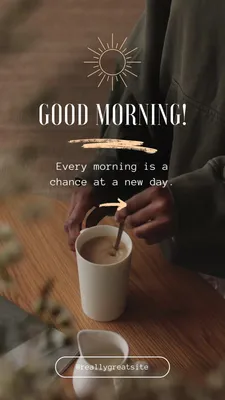 Free and customizable good morning templates