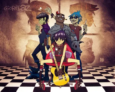 Gorillaz - Просмотреть, изменить размер и скачать HD обои / oboi7.com