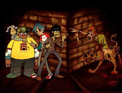 Gorillaz обои для рабочего стола, картинки, фото, 1280x1024.