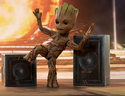 Фигурка из Стражи Галактики Дерево Грут с оружием - Guardians of the Galaxy  Groot - купить игрушку в Украине - Киеве, Харькове, Днепре, Одессе | Luxtoys