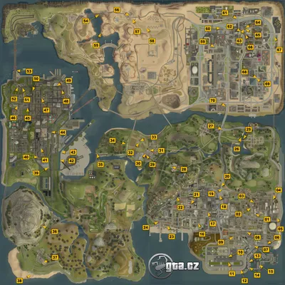 GTA: San Andreas Interactive Map | Map Genie