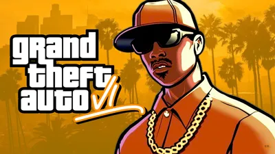 GTA San Andreas Carl Johnson Beige Desktop Wallpaper in 4K