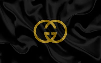 Скачать обои Gucci, gold logo, brands, logo on black fabric, black silk  texture, art, italian clothing manufacturer, Gucci emblem для монитора с  разрешением 3840x2400. Картинки на рабочий стол