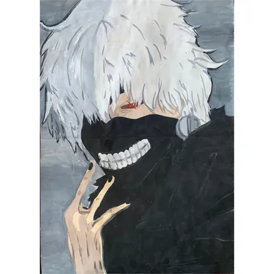 Плакат \"Токийский гуль, Кэн Канэки в маске, Tokyo ghoul\", 60×43см  (ID#810508621), цена: 190 ₴, купить на Prom.ua