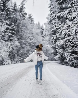 Winter fairytale: идеи зимних фото для Instagram