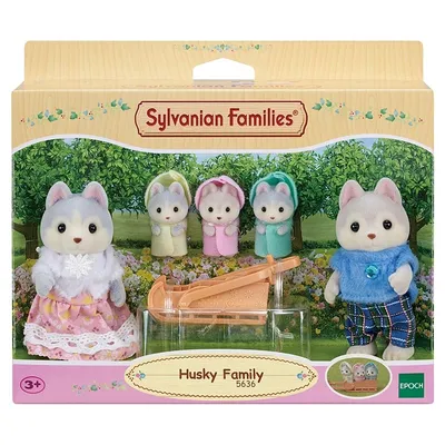 Отзывы о игровой набор Sylvanian Families Семья Хаски 5636 - отзывы  покупателей на Мегамаркет | игровые наборы и фигурки 5636 - 600005636012