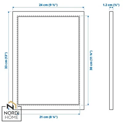 Рамка для фото 21×30 FISKBO голубой купить недорого в Калининграде. Товары  Икеа в наличии и на заказ. Доставка с гарантией.