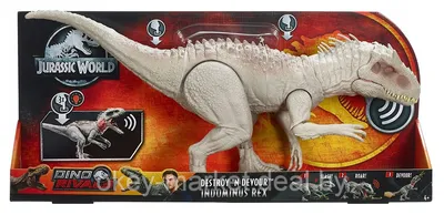 Купить фигурка Mattel Jurassic World Imaginext, динозавр Индоминус Рекс,  цены на Мегамаркет