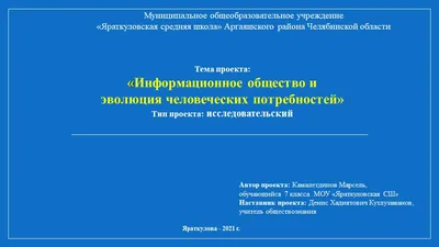 Информационное общество и мы: краткий путеводитель по прекрасному новому  миру — Спутник и Погром