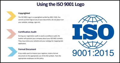 Using ISO 9001 Logo rules