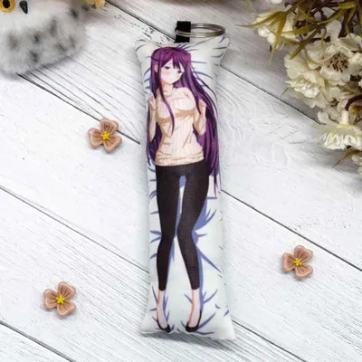 Дакимакура Юри из Доки Доки арт. 0189, Doki Doki Literature Club 150x50,  180x60 купить в Dakimaki