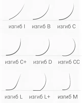Наращивание ресниц изгиб L и L+ — как выглядит, кому подойдет, схемы