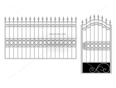 Изготавливаем кованые калитки на заказ