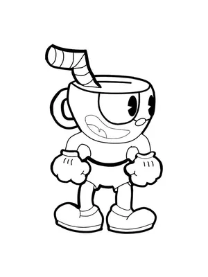 Раскраски Капхед (Cuphead) | Раскраски, Для детей, Папка