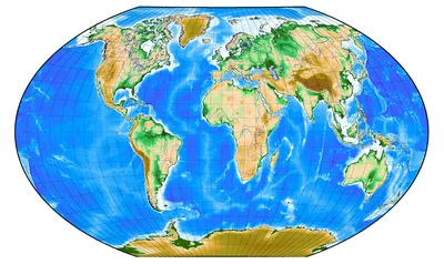 Карта мира на русском языке со странами - AnnaMap.ru