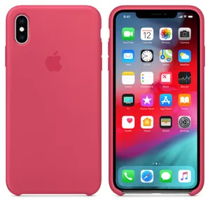 iPhone XS Max Silicone Case - Hibiscus - Apple