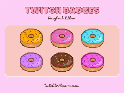 Donut Twitch Sub Badges - Emotes Creator