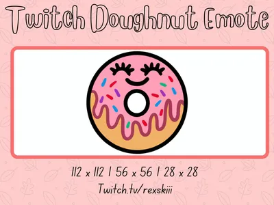 Twitch Bit Badges Doughnut / Donut - Etsy Australia | Twitch bits, Twitch,  Badge