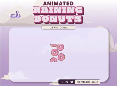 Pink Donut Twitch Badges Donut Heart Twitch Sub Badges Candy Twitch  Subscriber Badges Pink Bit Badges Cheer Badges Streamer - Etsy