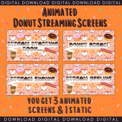 Twitch Sub Badge Flair: Cake Donut Frames by BizzarBox on DeviantArt