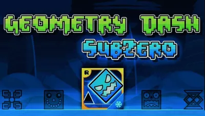 Geometry dash logo on Craiyon