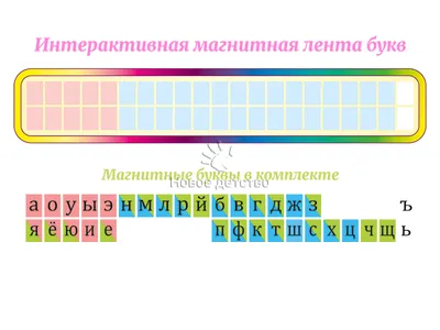 Магнитные буквы и цифры Простоквашино Первые уроки (66 букв + 20 цифр + 10  математический знаков)