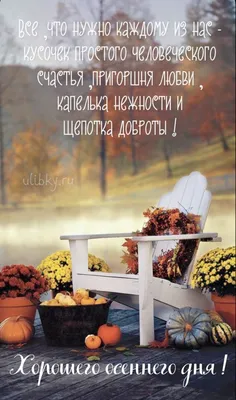 Картинки \"Хорошего осеннего дня!\" (100 шт.) | Картинки, Иллюстрации арт,  Осень