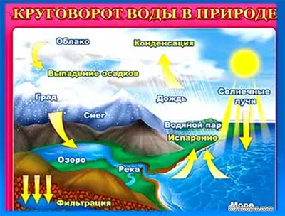 Круговорот воды в природе» — создано в Шедевруме