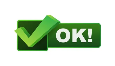 Premium Vector | Ok green sign icon for web and app. check mark sign.  vector stock illustration.