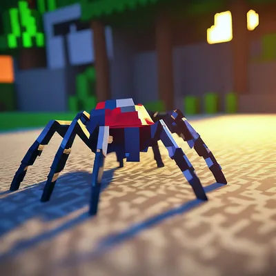 Мягкая игрушка Jazwares Minecraft «Пещерный паук» Cave Spider 29 см -  купить в Москве, цены на Мегамаркет