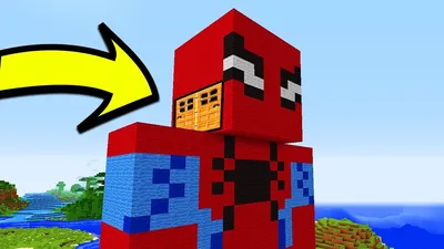 Паук в виде свиньи из minecraft» — создано в Шедевруме