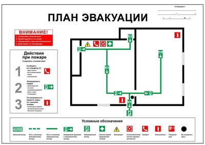 Заказать план эвакуации здания при пожаре в Москве и Московской области |  Кадастровое бюро Недвижимость