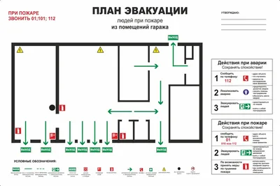 Купить План эвакуации при ЧС в интернет-магазине Sanak Group ✔️