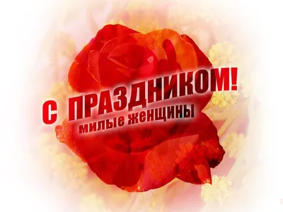 Всех милых женщин поздравляем с 8 Марта!