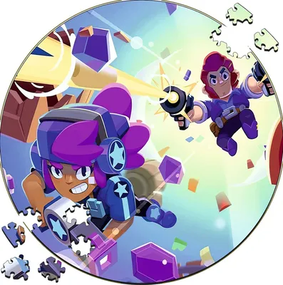 Деревянный пазл - картина на стену Бравл Старс Шелли и Кольт Brawl Stars  Shelly and Colt 169 деталей 30х30см - купить с доставкой по выгодным ценам  в интернет-магазине OZON (690993304)