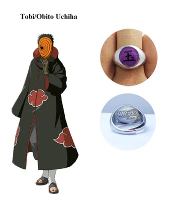 Кольцо Тоби Обито Учиха Акацуки с логотипом Naruto - Tobi Obito Uchiha  (ID#1681965142), цена: 125 ₴, купить на Prom.ua