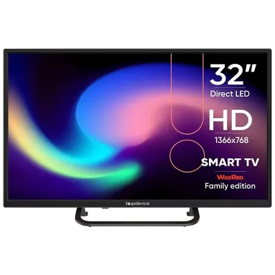 Телевизор 32\" Topdevice TDTV32BS02H_BK (HD 1366х768, Smart TV) черный  купить в ОГО! | 371831 | цена | характеристики