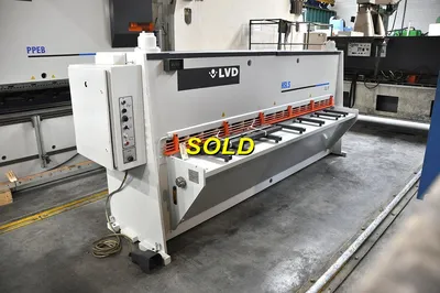 ▷ Used Hydraulic guillotine shears, LVD - HSLS 3100 x 8 mm N° 11198