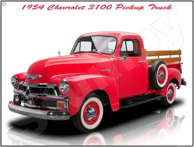 1955 Yellow Chevrolet 5 Window Pick Up Truck 3100 Series X 1 - Rich Franco