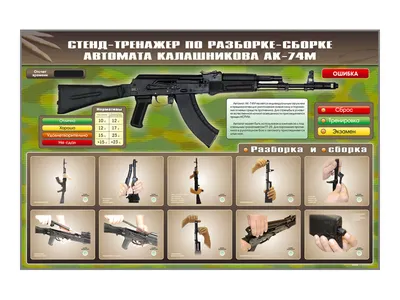 Автомат Калашникова АК-47 из бумаги, модели сборные бумажные скачать  бесплатно - Автомат - Оружие - Каталог моделей - «Только бумага»