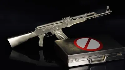 Автомат стреляющий орбизами J.13-AK74M черного цвета (АКМ) | Orbeegun.ru